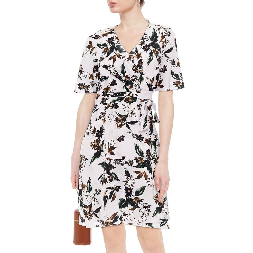 DVF Caribbean Floral Kathy Wrap Dress